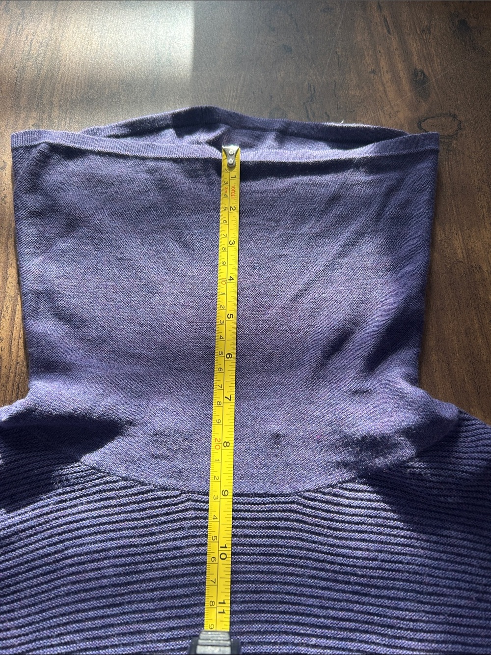 Adrienne Vitadini Soft Purple Cowl Neck Tunic Sweater Dress - Women’s small - Picture 11 of 11